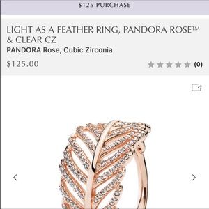 Pandora rose gold ring